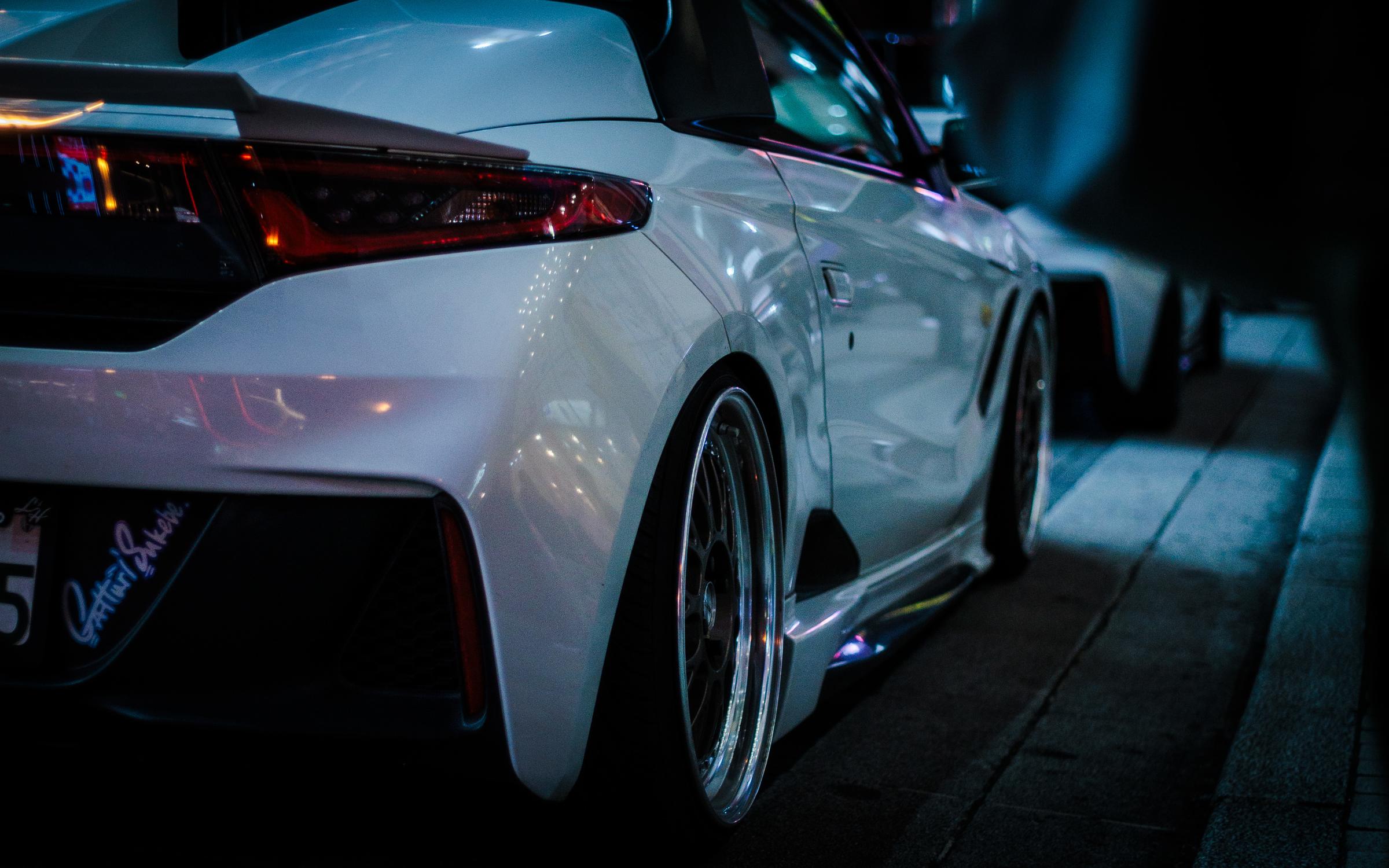 Photograph of car in Akihabara, Japan